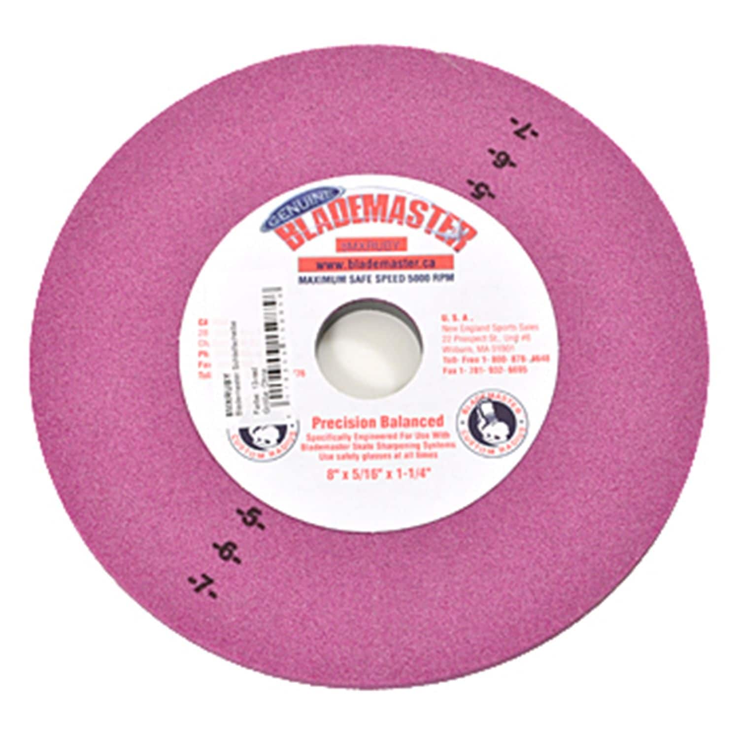 Schleifscheibe Blademaster 8" Finish Ruby Red
