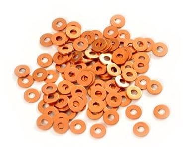 Nieten Blademaster Kupfer U-Scheiben Gr. #9/4mm