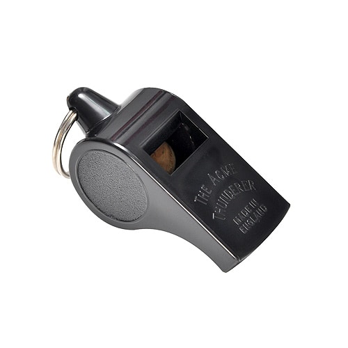 Trainerpfeife aus Plastik ACME schwarz