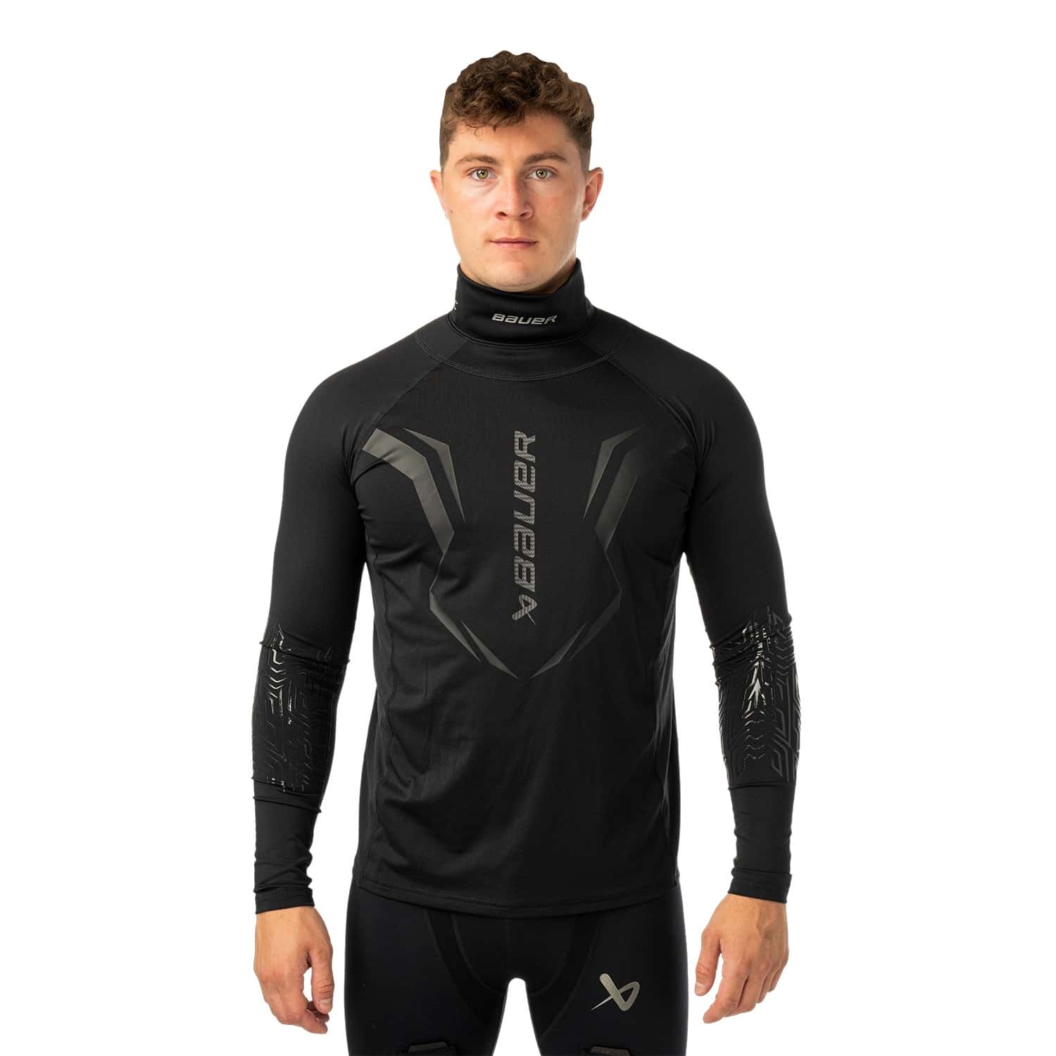 Unterwäsche Bauer Bodyguard Neckprotect L/S Top SR