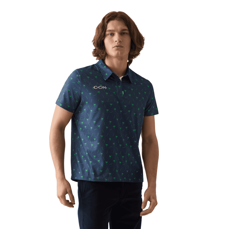 Lifestyle CCM Fitted Printetd Golf Polo SR
