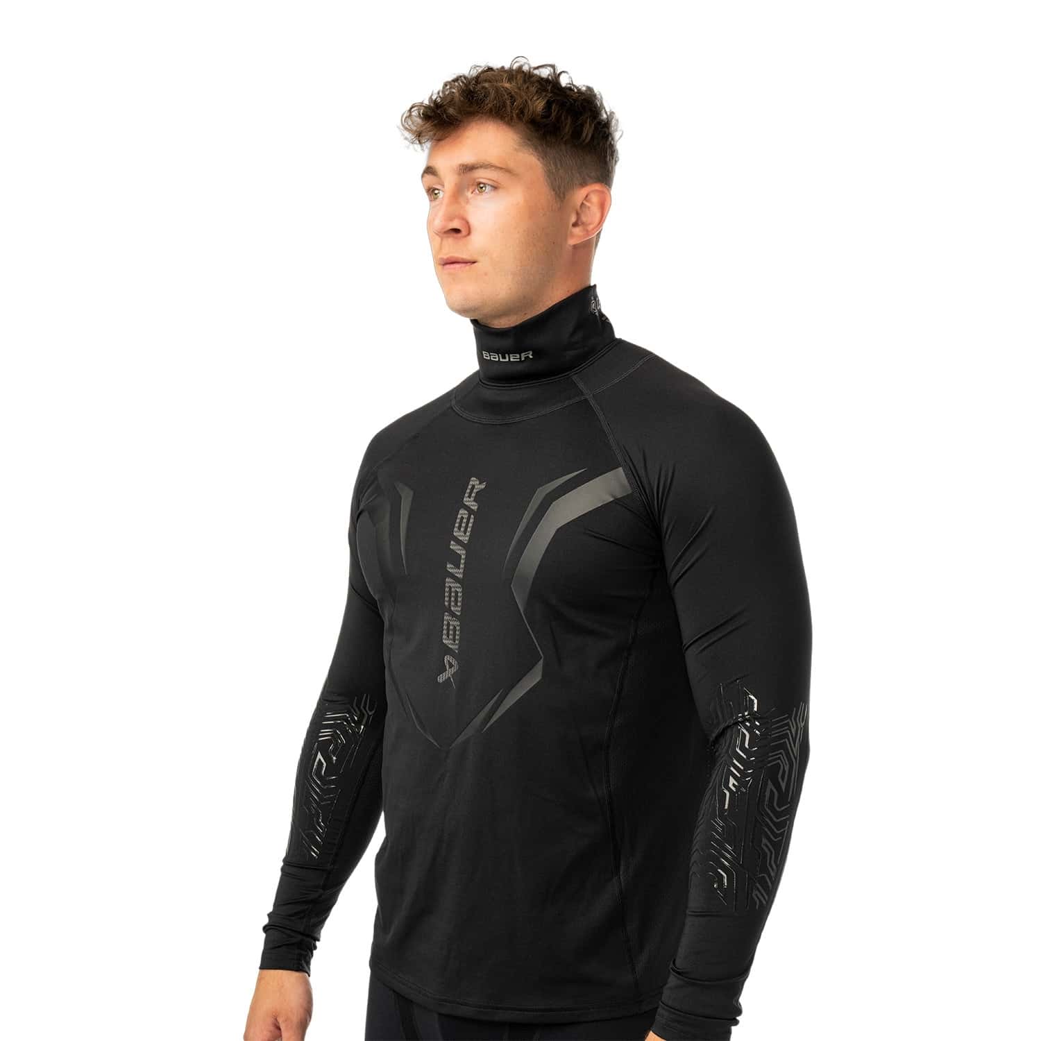 Unterwäsche Bauer Bodyguard Neckprotect L/S Top SR