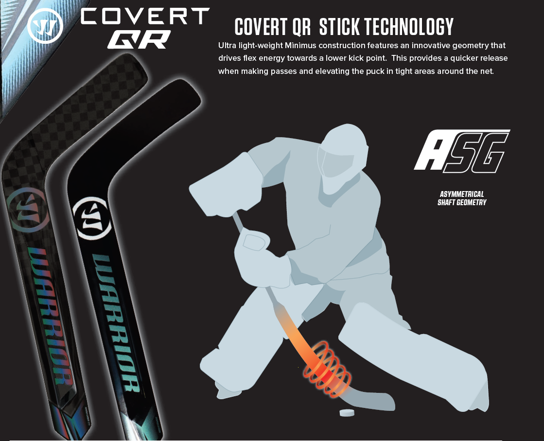 TW-Schläger Warrior Covert QR SR Links