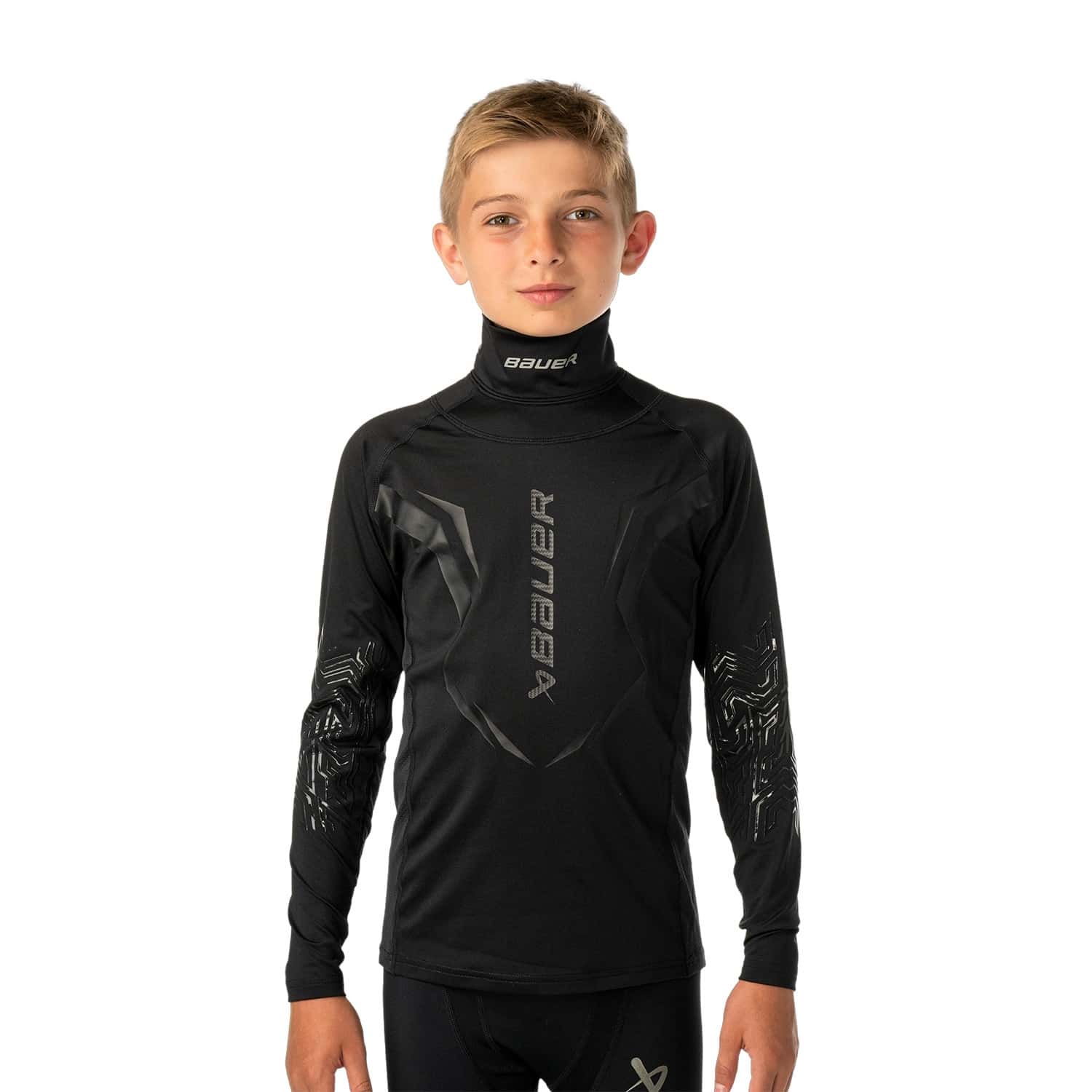 Unterwäsche Bauer Bodyguard Neckprotect L/S Top JR