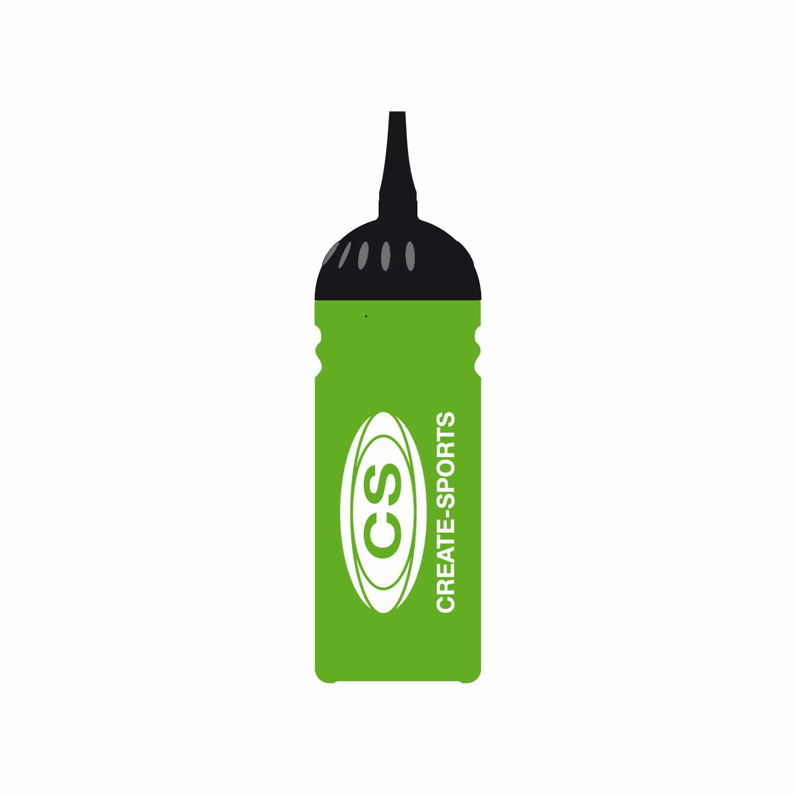 Trinkflasche Create Sports 0.7 Liter Transparent mit Gumihalm