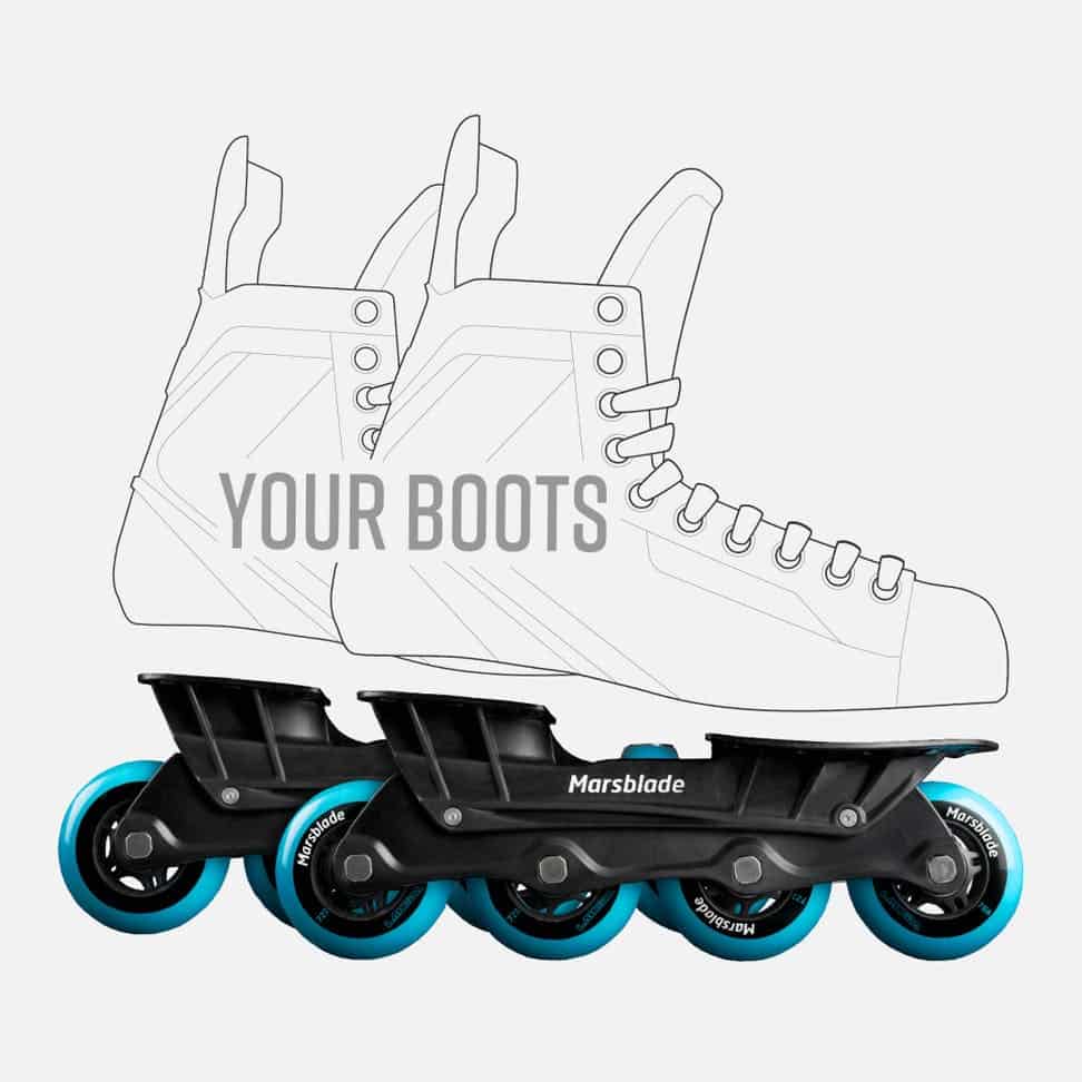 Chassis Marsblade O1 Complete Frame Kit inkl. Wheels and Bearings