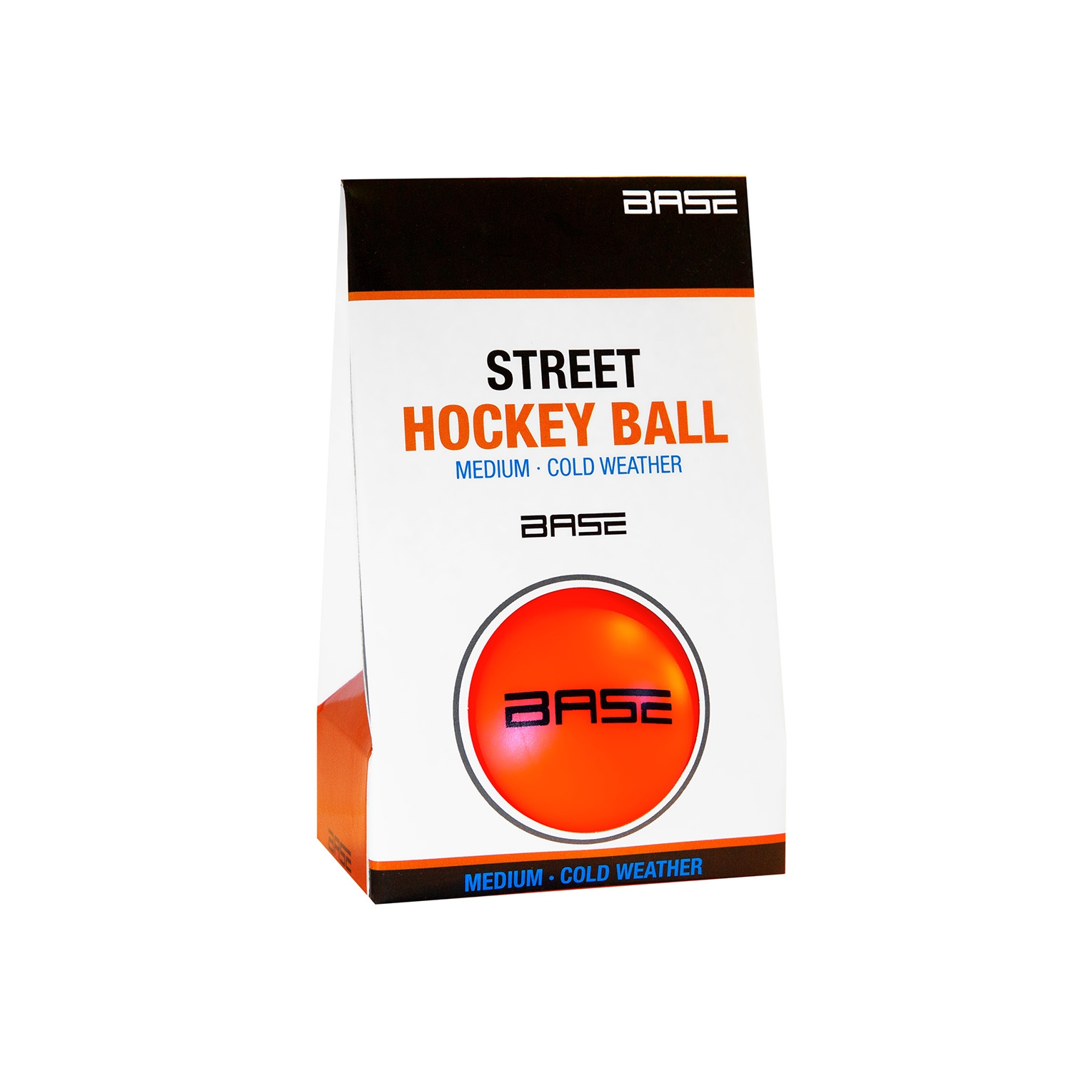 RH Ball Base Streethockey Medium orange-Paper Box
