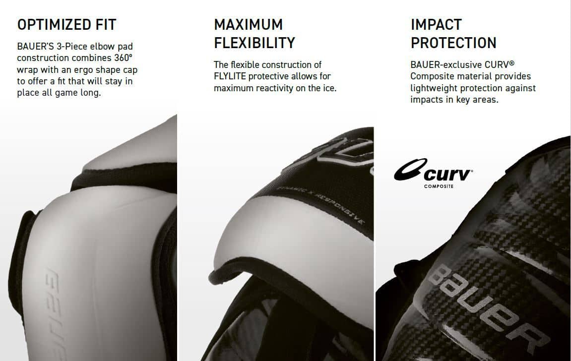 Ellbogenschutz Bauer Vapor FLYLITE SR