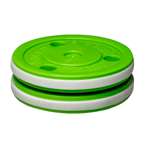Trainingpuck Green Biscuit PRO grün/weiss